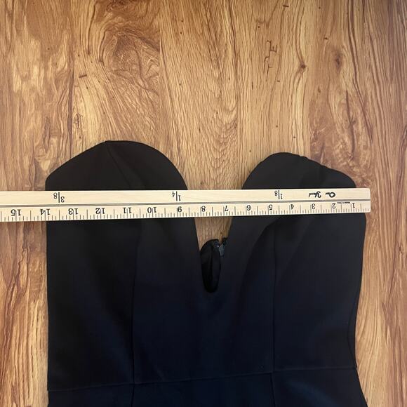 hours Cynlee U-Wire Neckline Mini Black Bodycon Dress Size M - Picture 8 of 11